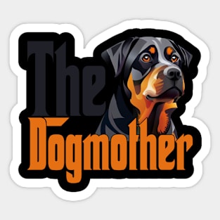 Rottweiler Dog Mom Dogmother Dogs Mommy Rottie Sticker